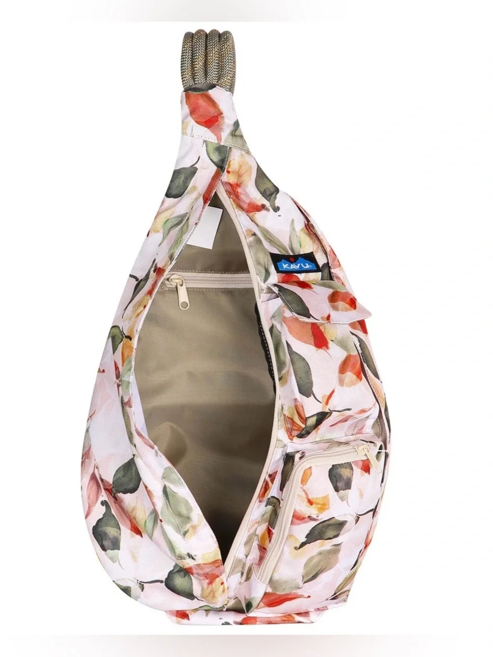 KAVU Rope Sling Bag in Fall Foliage NWT